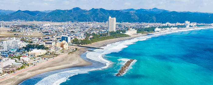 鴨川の海岸線